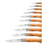 gamme 10 couteaux Opinel Carbone